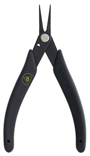 Xuron - 450AS Tweezer Nose Pliers - ESD Safe Grips - Image 1