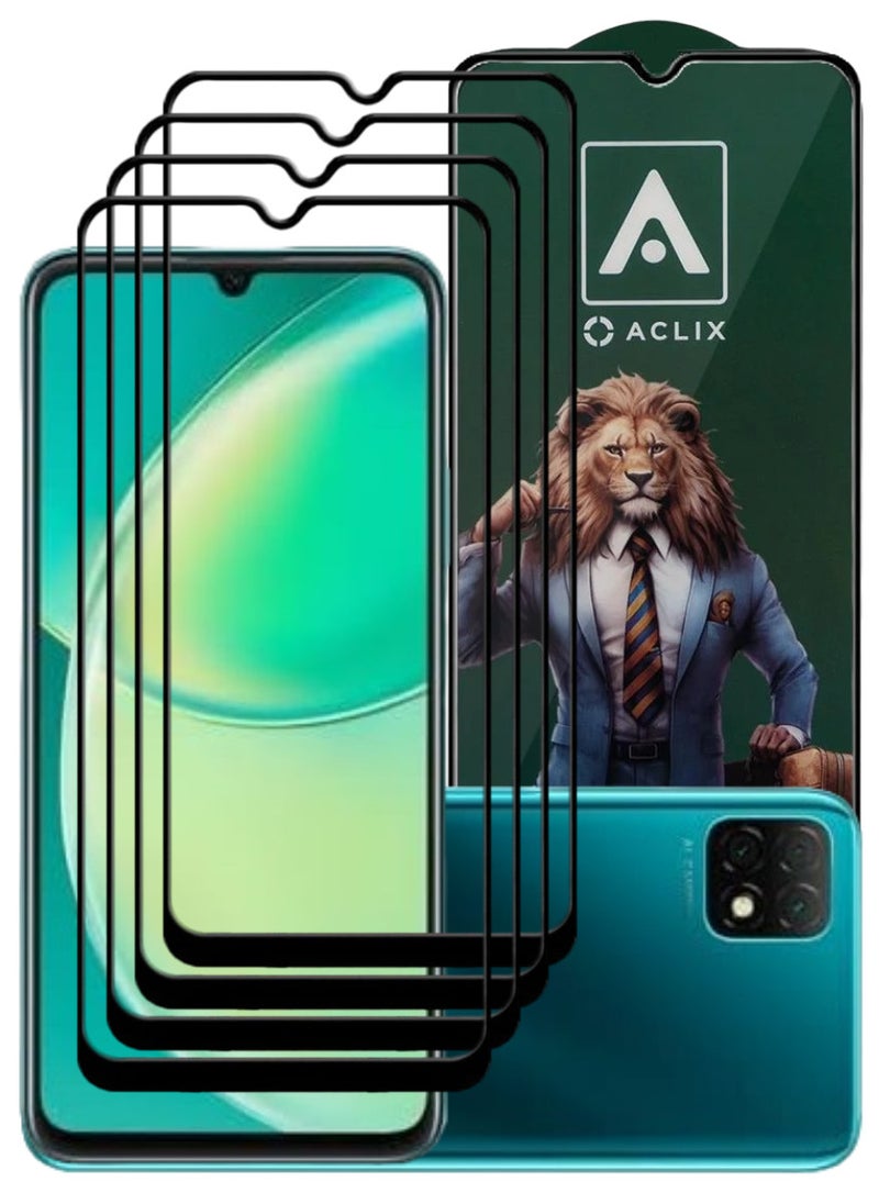 أكاليكس 4 قطع، حماية شاشة،  لهاتف هواوي نوفا Y60 ، جودة ممتازة. - Image 1