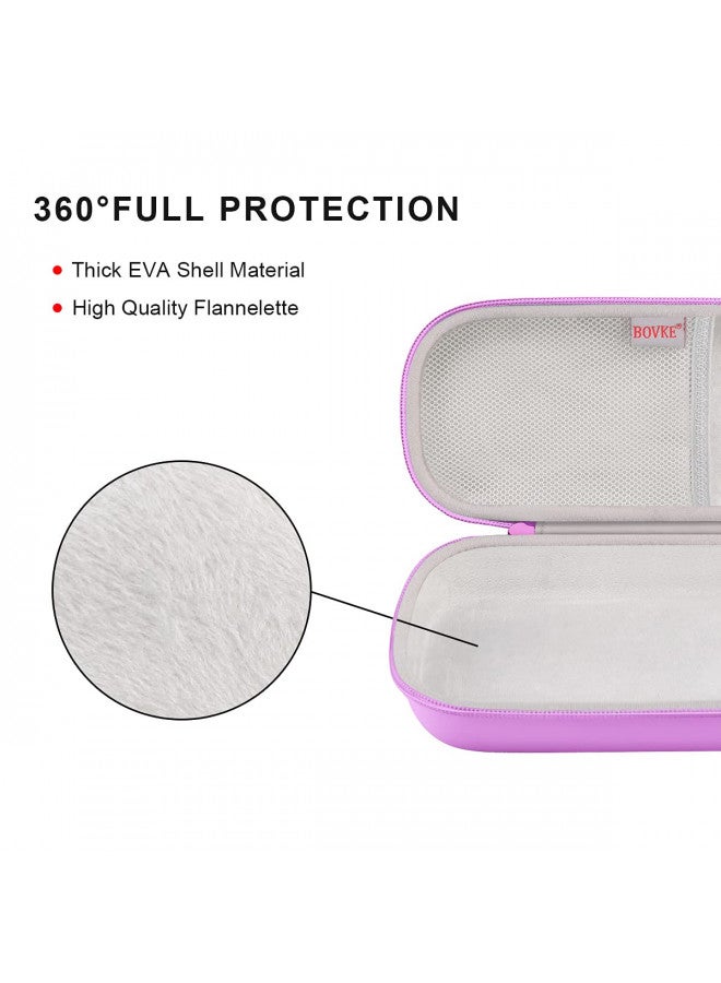 BOVKE Travel Carrying Case Compatible with 3M Littmann Classic III, Lightweight II S.E, MDF Acoustica Deluxe Stethoscopes - Extra Room for Medical Scissors EMT Trauma Shears and LED Penlight, Purple - Image 4