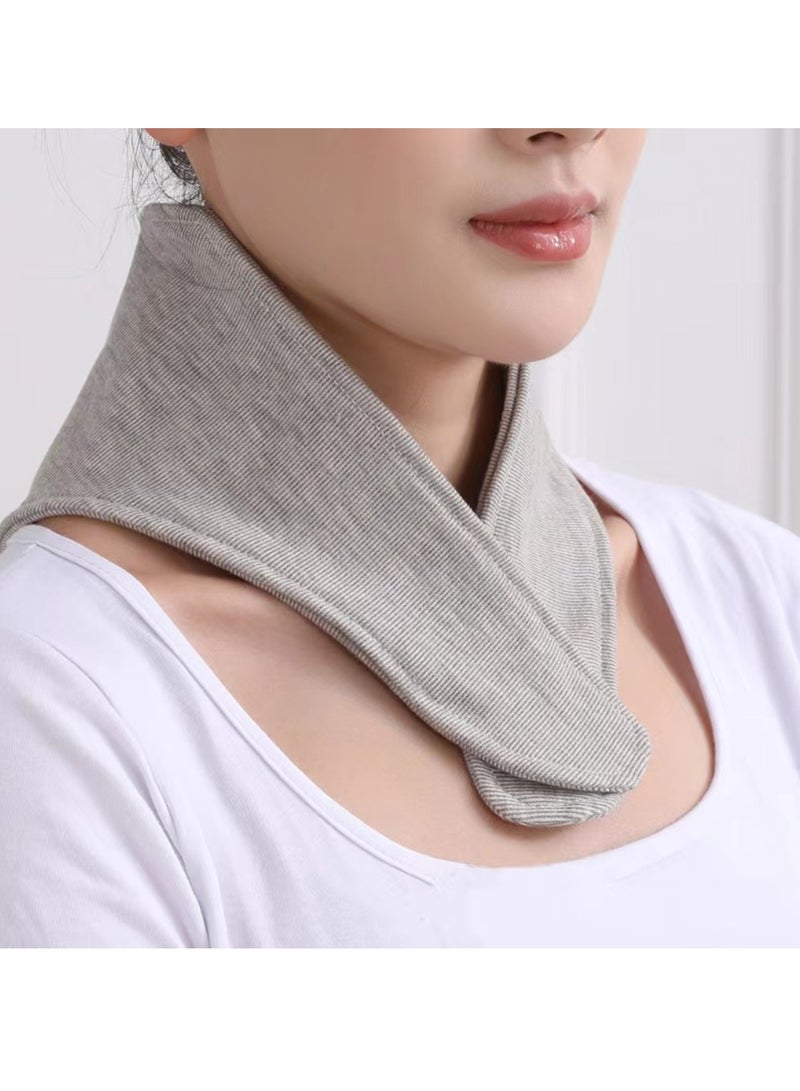 Generic 1pc Support neck brace, four seasons warm neck scarf, car headrest, women's neck support, casual style, air-conditioned room to protect cervical vertebrae（grey）  - Image 1