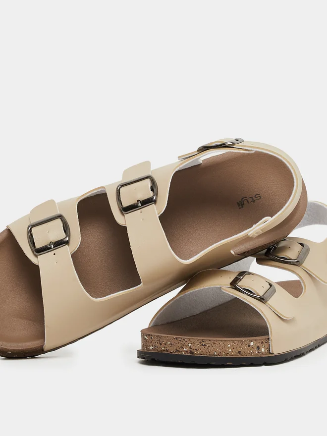 Styli Styli Ankle Strap Platform Sole Sandals