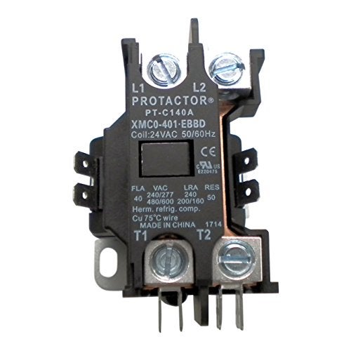 Protactor 1 Pole 40 AMP Heavy Duty AC Contactor Replaces Virtually All Residential 1 Pole Models - Image 2