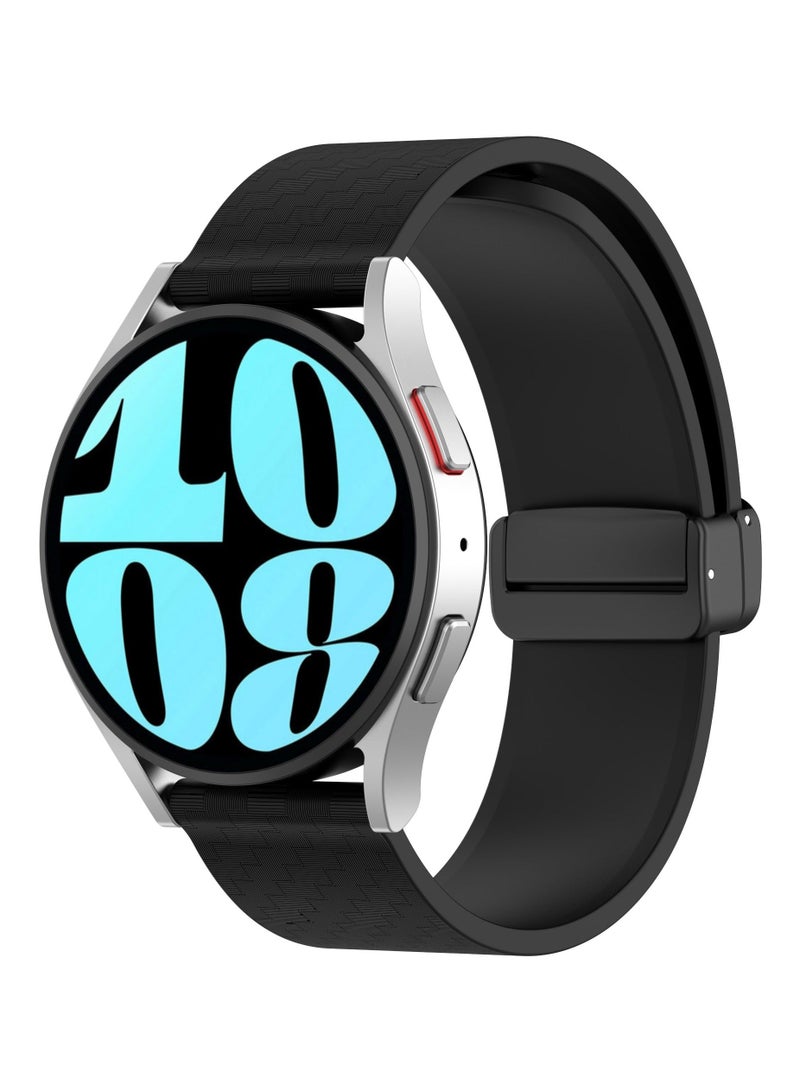 Youque 20MM Universal Silicone Sport Watch Strap/Watchband For Samsung, Garmin And Watch GT2 42mm/GT3 42mm Black - Image 3