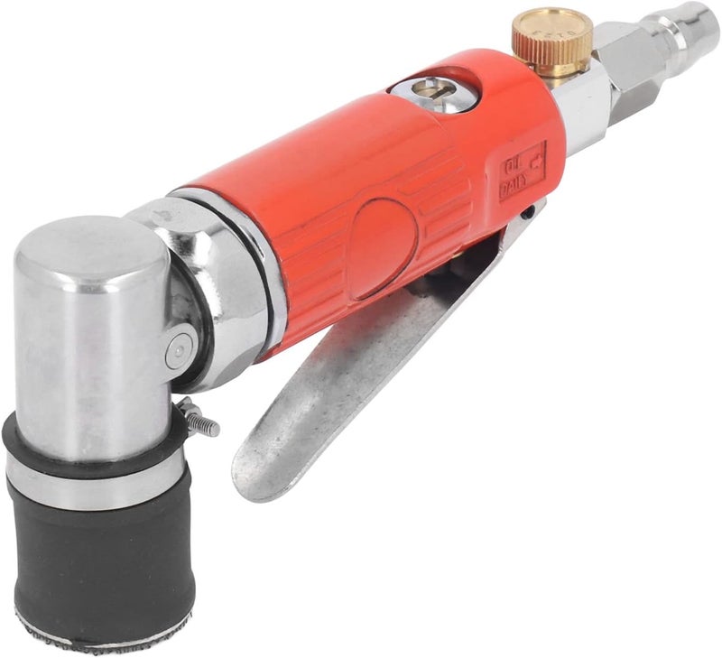 KP 6821 Air Angle Grinder, Pneumatic Grinder Machine, Alloy Steel Eccentric Polisher with 1/4 Inlet, 8500RPM High Speed for Metal Wood Car Surface Polishing Rust Removal - Image 4