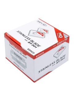 DORCO St301 Platinum Extra Double Edge Razor Blades - 1000 Blades, Premium Quality For Exceptional Shaving  - Image 1