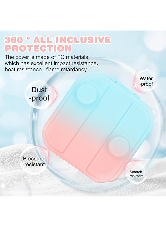 NALACAL حافظة تخزين لجهاز Switch/Switch Oled Joycon حافظة متينة مقاومة للماء والغبار مع 3 فتحات لبطاقات الألعاب وحبل واحد واقٍ صلب محمول للسفر - Image 2