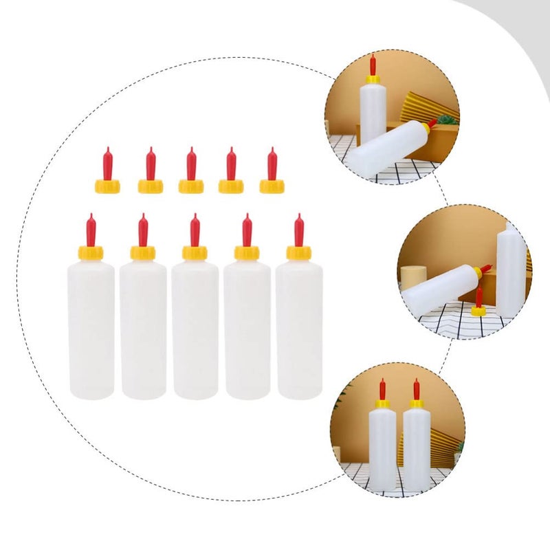 5 Pack Plastic Feeding Bottles For Lambs And Goat Kids Sturdy Animal Milk Bottles - Image 5