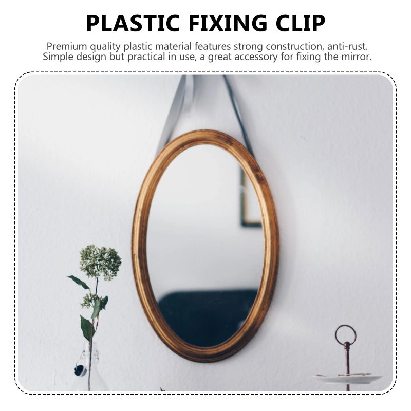 20 Sets Glass Mirror Clamps Mirror Holders Multi-purpose Fixing Clips - Image 4