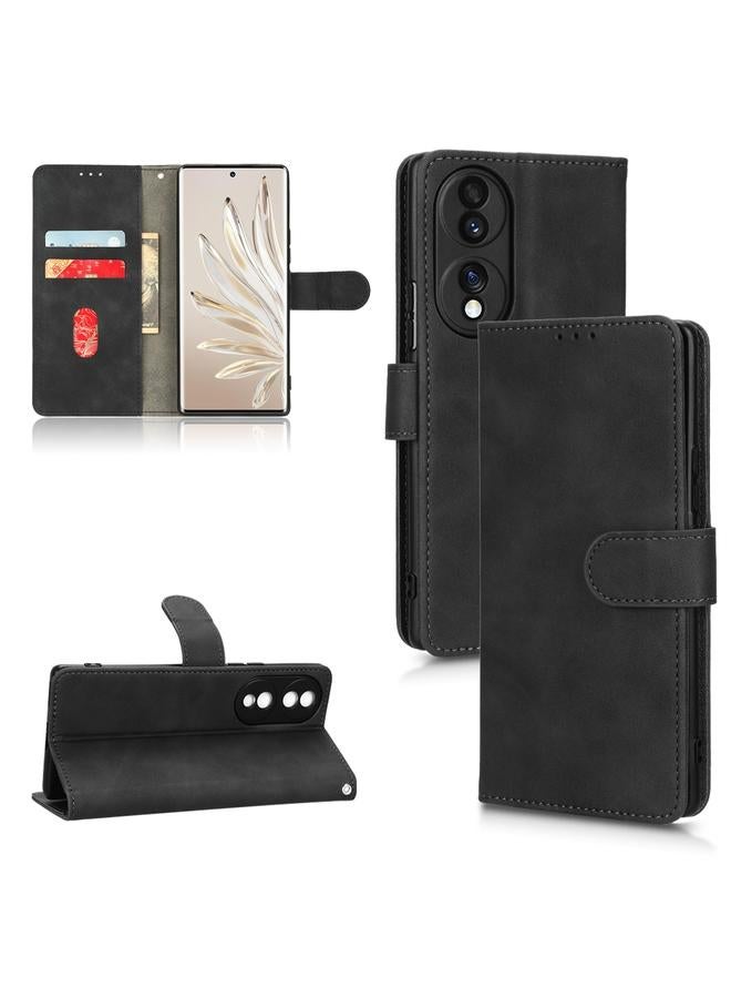 اس-توب جراب هاتف Honor 70 5G مصنوع من الجلد مع غطاء مغناطيسي قابل للطي - Image 1