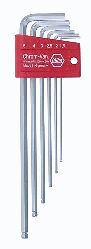 Wiha 66995 6-Piece Metric Ball End Long Hex L-Key Set - Image 4