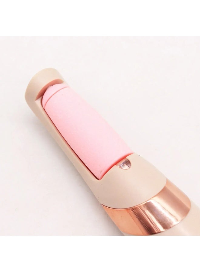 Flawless Electric Pedicure Callus Remover for Feet Rechargeable Foot File with 2 Roller Heads Coarse and Fine Portable Foot Care Device for Removing Dead Skin Cracked Heels and Smooth Soft Feet at Home - Image 3