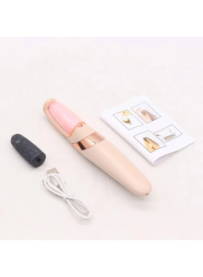 Flawless Electric Pedicure Callus Remover for Feet Rechargeable Foot File with 2 Roller Heads Coarse and Fine Portable Foot Care Device for Removing Dead Skin Cracked Heels and Smooth Soft Feet at Home - Image 2