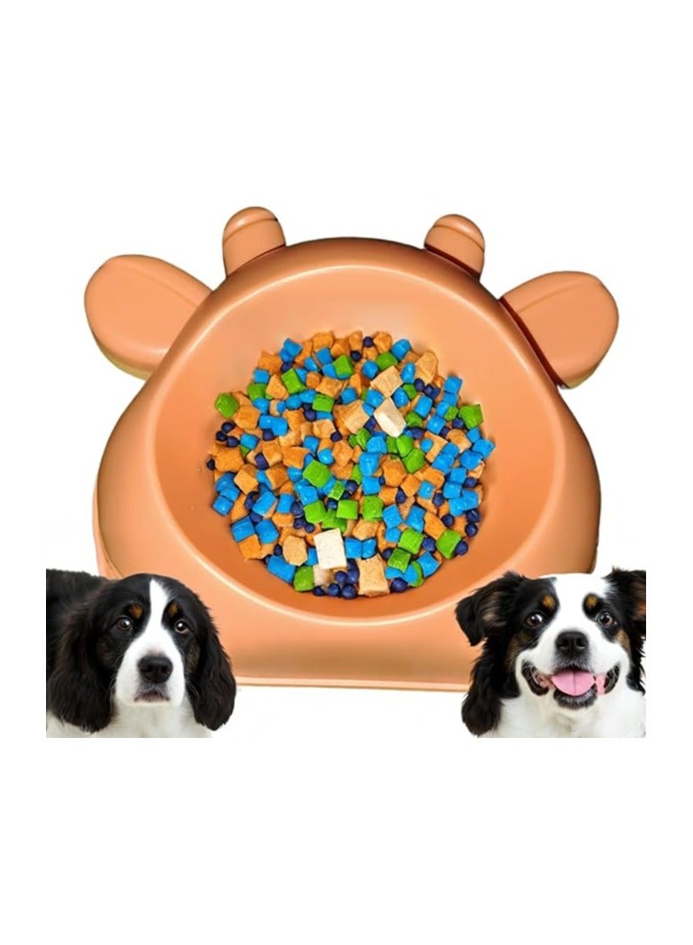 Heavy Duty Pet Feeder - Food and Water Bowls for Pets - Puppies, Size Large Dogs and Cats - Non Slip - Anti Choke - Easy to Use, Easy to Wash Made of Food-Grade Material, Non-Toxic (Orange) - Image 2