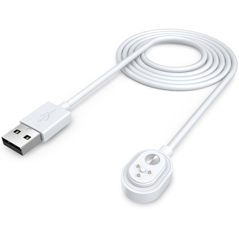 TUSITA 10-ft. Outdoor Magnetic Charging Cable Compatible with Arlo Ultra 1 2 Pro 3 4 5 2K - 3M, White - Image 1