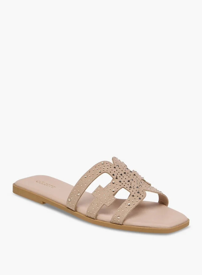 Celeste Women's Embellished Slip-On Sandals