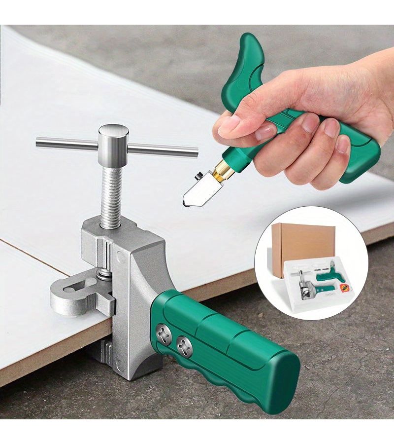 10pcs Tile Cutter Set with Professional Diamond Glass Breaker Pliers Split Glass Divider Simple Style for Ceramic And Glass Tile Cutting Tools - Image 2
