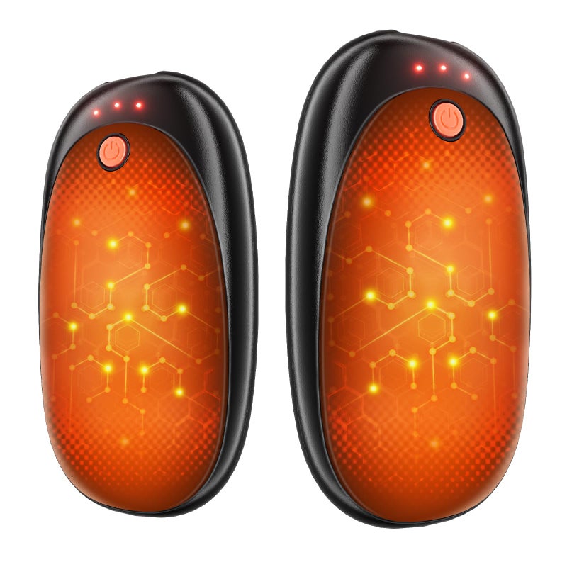 FancyOct 20H AI Hand Warmers Rechargeable 2 Pack, 6000mAh Portable Pocket Heater, Fast Heating Hand Warmer, Stocking Stuffers, White Elephant Gifts, Gifts for Men & Women - Image 1