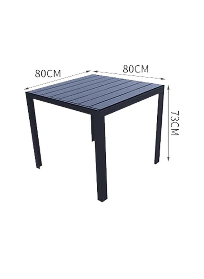 Broyhome Patio outdoor Table,Outdoor Restaurant Table,Balcony Tablefor Patio Coffee Black color - Image 2