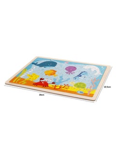 Cool Baby Kids Toy 60 Pieces Wooden Puzzle Cartoon Puzzles Wood Jigsaw Baby Child Early Educational Toys  - Image 4