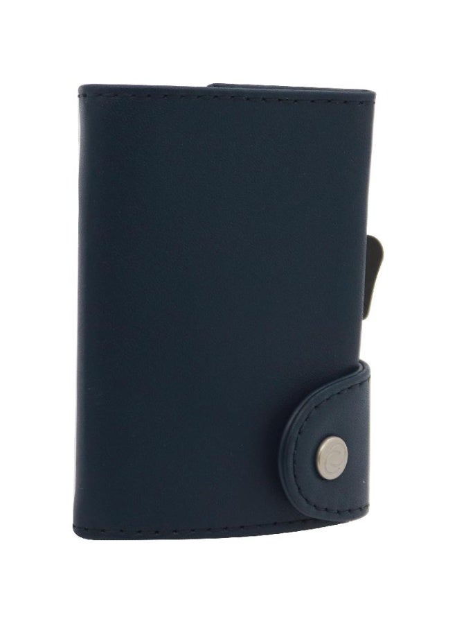 سي-سيكيور محفظة بطاقات جلدية كاجوال سوداء - Image 1