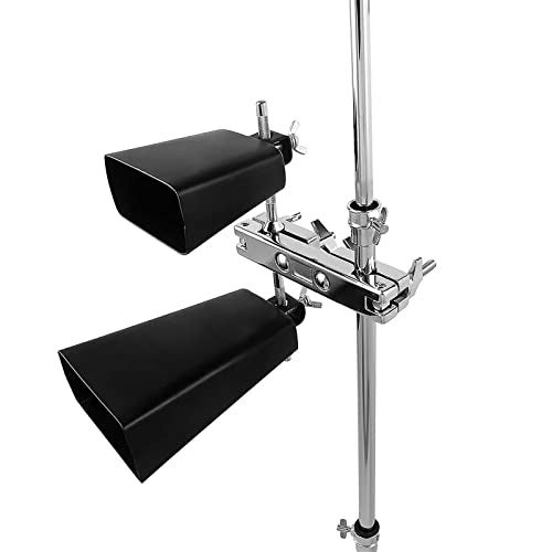 GOGHOST Steel Cowbell with Stick, Noise Makers Hand Metal Percussion Cow Bells for Drum Set (8") - Image 4