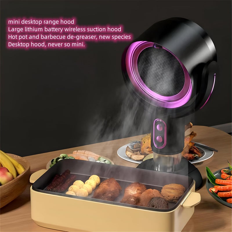 Desktop Air Purifier Hoods - Practical Air Purifier Quickly Purify Odors, Smoke, Bacteria Using Negative Ion Technology, Compact and Stylish Design for Offices and Homes - Image 3