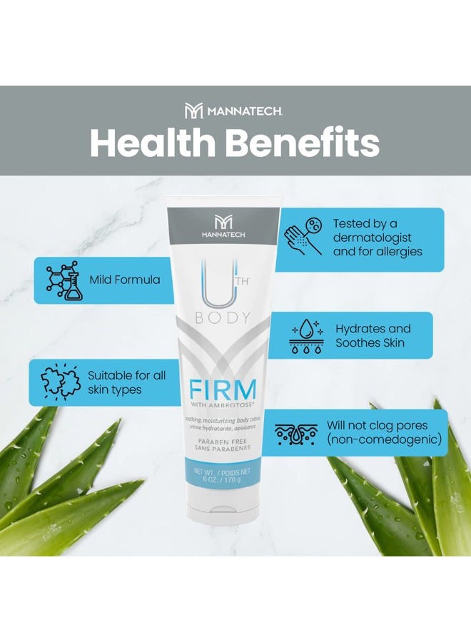 Mannatech Moisturizing Body Cream, Firm with Ambrotose 6oz. Moisturizer for Dry Skin, Refresh, Hydrates, and Softens Whole Body, Mild Formula, Paraben-Free, Moisturizing Cream For All Skin-Types - Image 4