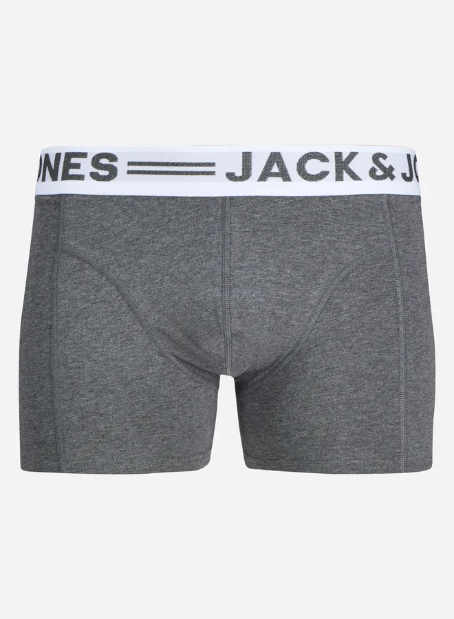 JACK & JONES Set of 3 - Printed Waistband Trunks