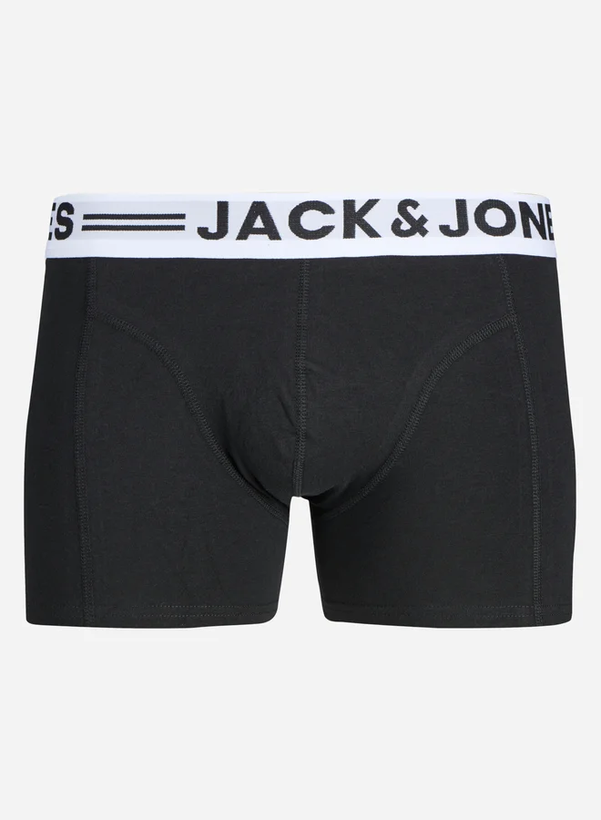 JACK & JONES Set of 3 - Printed Waistband Trunks