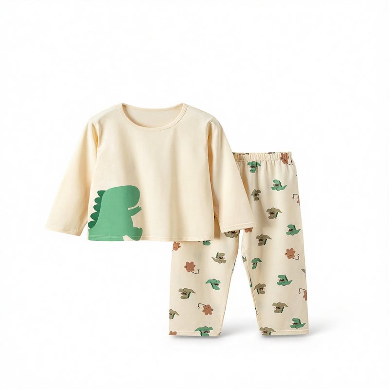 Cartoon Kids Girls Pajama Set Long Sleeve Cotton Children Sleepwear - Image 5