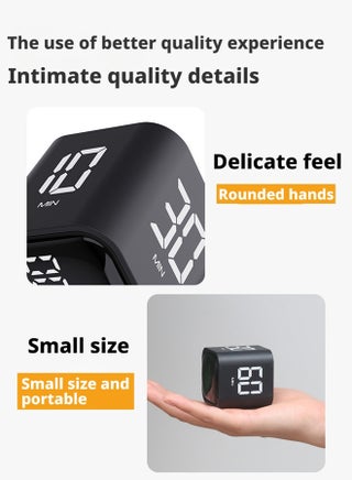 HOOPZOZA Pomodoro Timer 5/10/30/60 Minutes Custom Countdown Productivity Timer Flip Gravity Sensor Cube Timer Portable Desk Timer for ADHD Work Study Kitchen - view 4