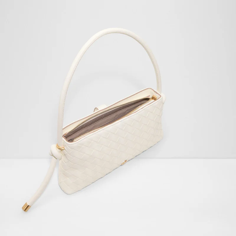 ALDO White Huda Textured Shoulder Bag for Women | Best Price UAE