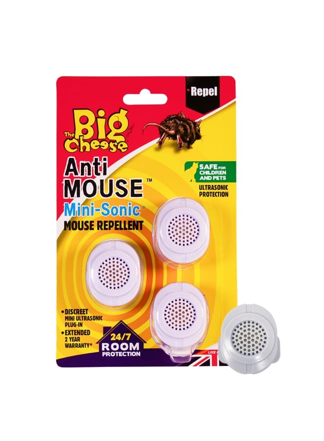 STV STV  Mini-Sonic Mouse Repellent - 3-Pack  - Image 1