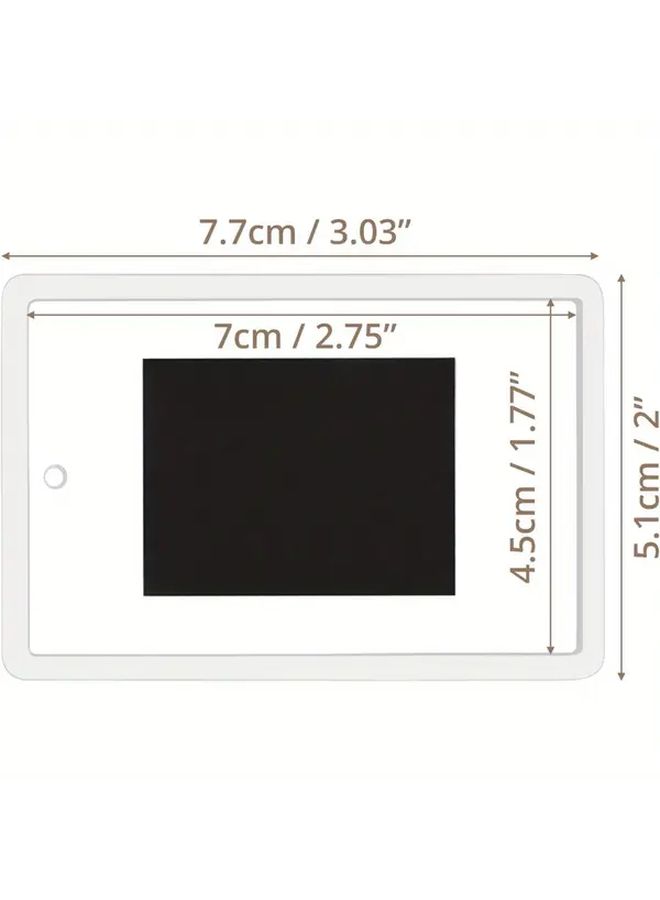 50 Pack Mini Acrylic Magnetic Photo Frames for Fridge 7x4.5cm Pictures - Image 5