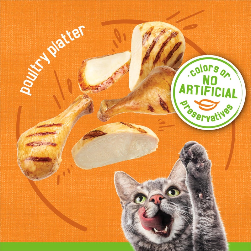 Friskies Purina Friskies Wet Cat Food Pate, Poultry Platter - (Pack of 24) 5.5 oz. Cans - Image 3
