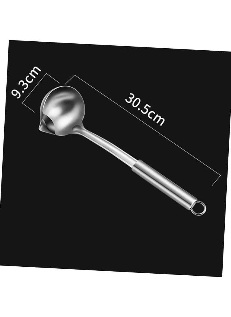 Stainless Steel ladle Spoon Large Colander Non-Stick Spatula Leaky shovel Kitchen, Soup ladle, Gravy ladle, Serving ladle