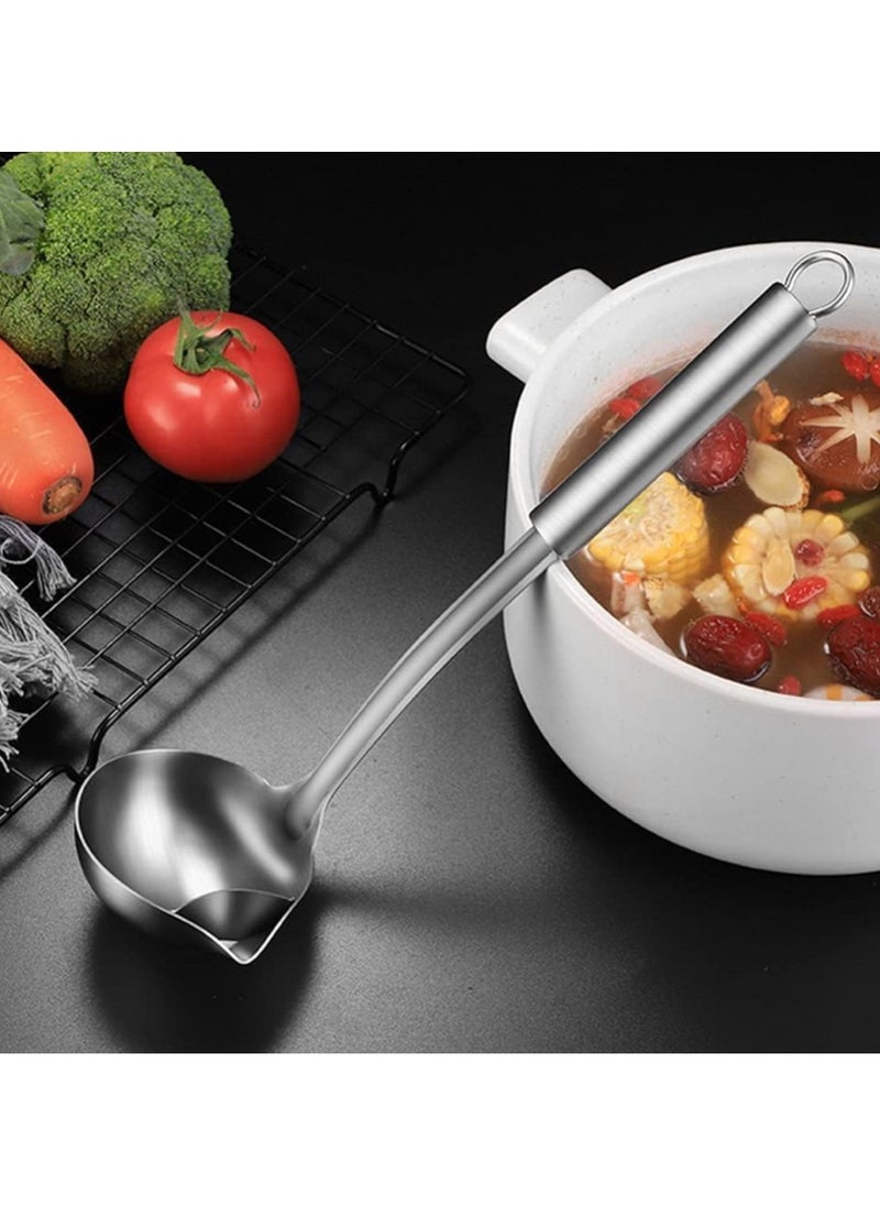 Stainless Steel ladle Spoon Large Colander Non-Stick Spatula Leaky shovel Kitchen, Soup ladle, Gravy ladle, Serving ladle