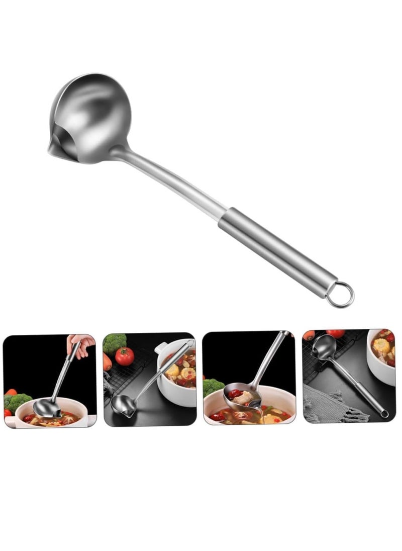 Stainless Steel ladle Spoon Large Colander Non-Stick Spatula Leaky shovel Kitchen, Soup ladle, Gravy ladle, Serving ladle