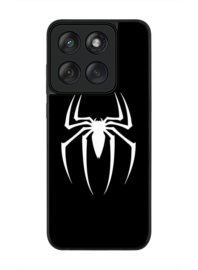 Stylizedd For Motorola MOTO Edge 60 Fusion/ Edge 60 Case,Slim fit Camera Protection, Shockproof Thin Phone cover  - Spidermark (Black) - Image 1