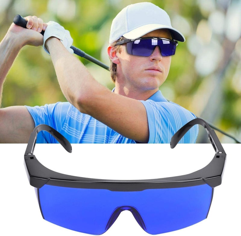 woobles Golf Finder Glasses Blue Lenses UV Protection Sunglasses with Storage Case - Image 3