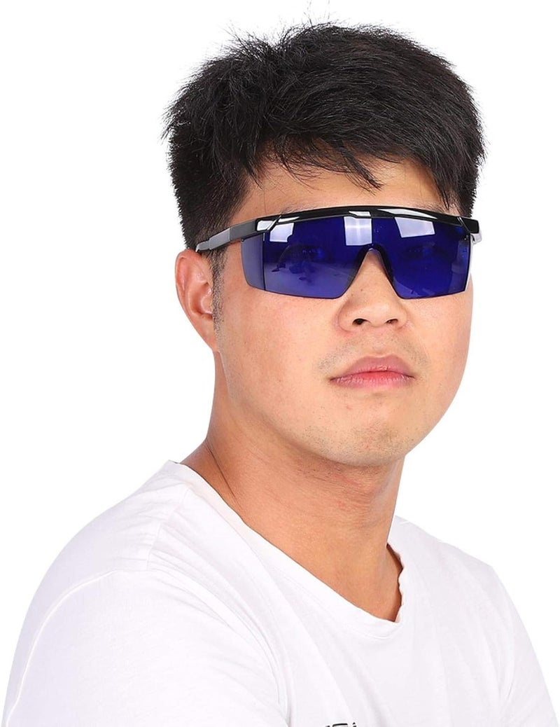 woobles Golf Finder Glasses Blue Lenses UV Protection Sunglasses with Storage Case - Image 4