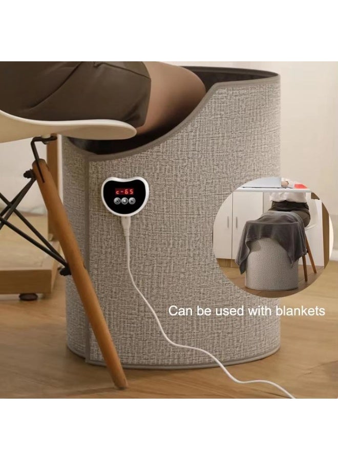 Noiseless 360° Surround Heating Leg Warmer – Electric Winter Knee, Leg & Foot Heater with Full-Cover Warmth - Image 4