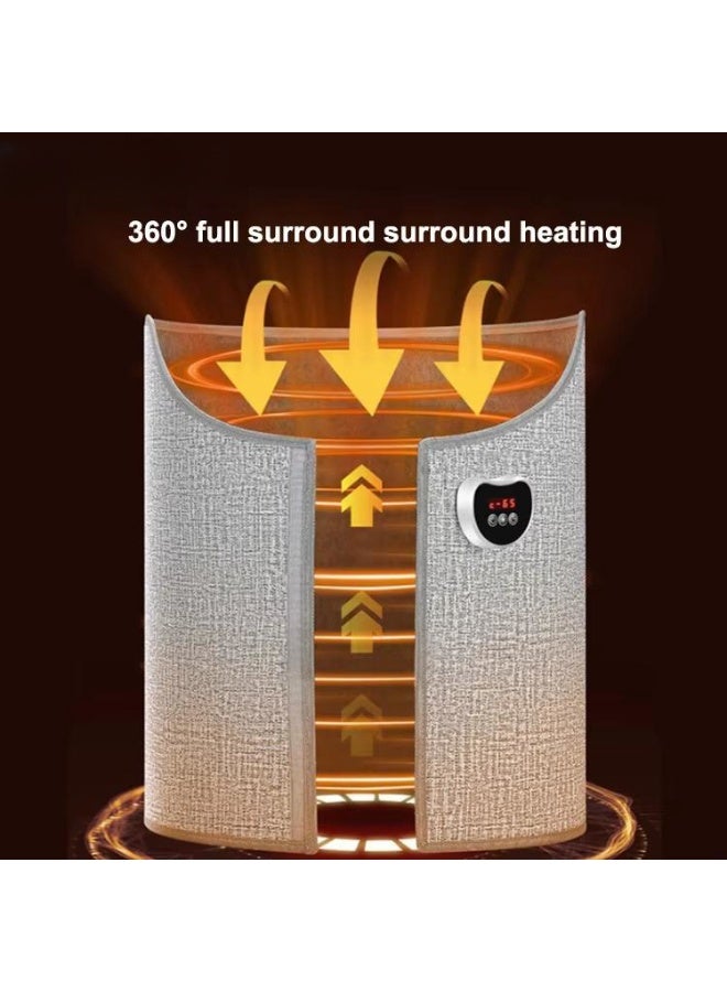 Noiseless 360° Surround Heating Leg Warmer – Electric Winter Knee, Leg & Foot Heater with Full-Cover Warmth - Image 2