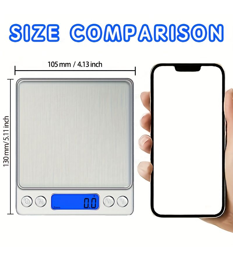 High Precision Digital Kitchen Scale 3000g 0.1g Cooking Baking Food Weighing Tool - Image 3