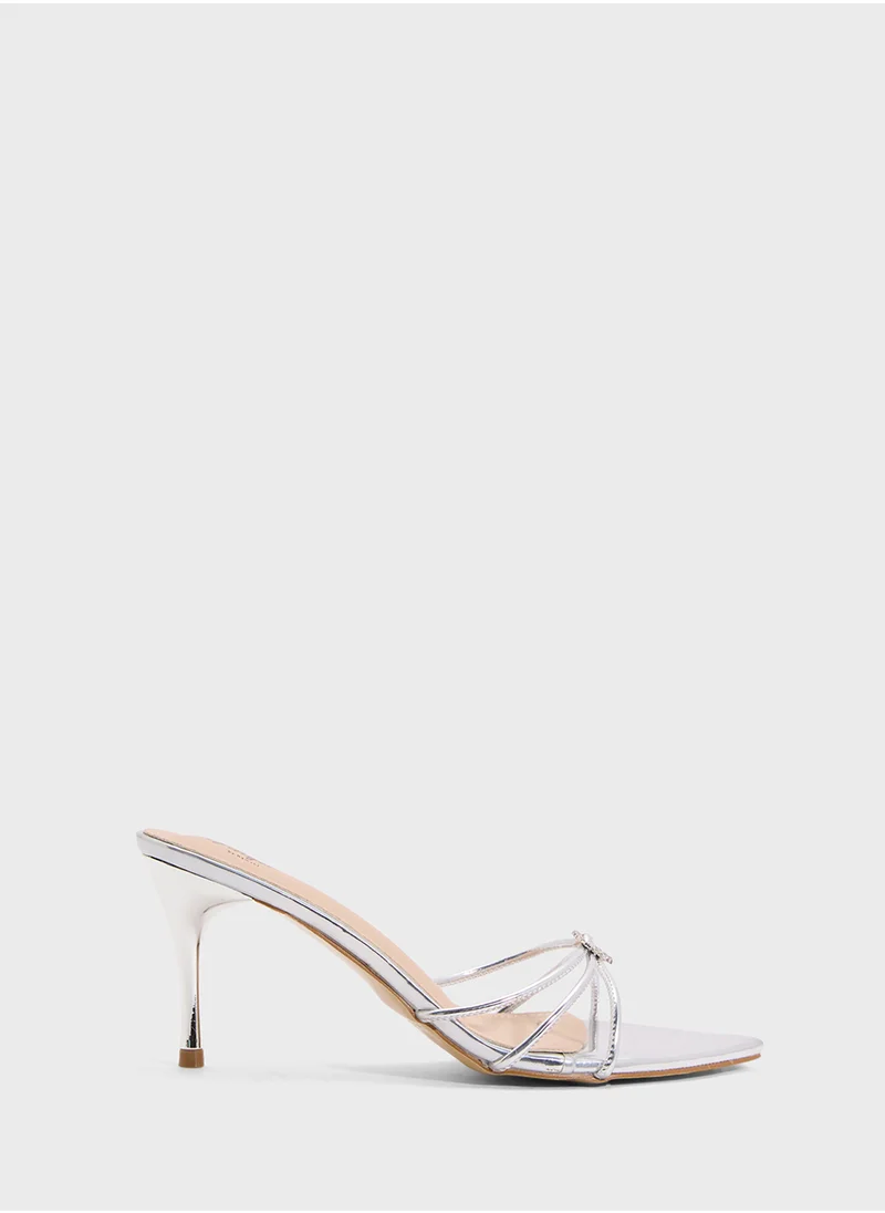 Ginger Pointed Heeled Sandal