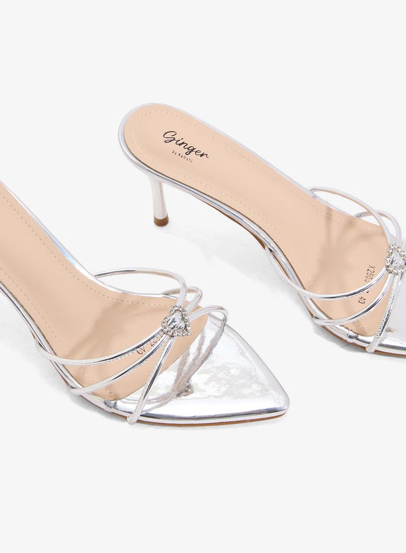 جينجر صندل بكعب مدبب - Image 4