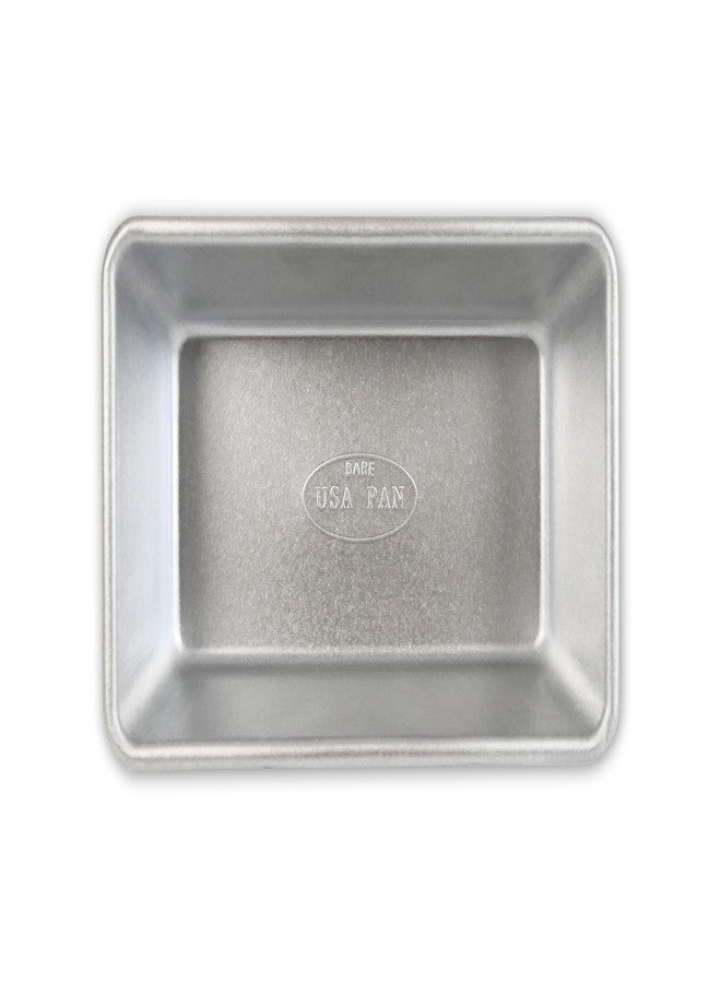 USA Pan Bare Bakeware Traditional Aluminized Steel Uncoated Small Loaf Pan, Made without nonstick coating, 1 Lb - Image 1