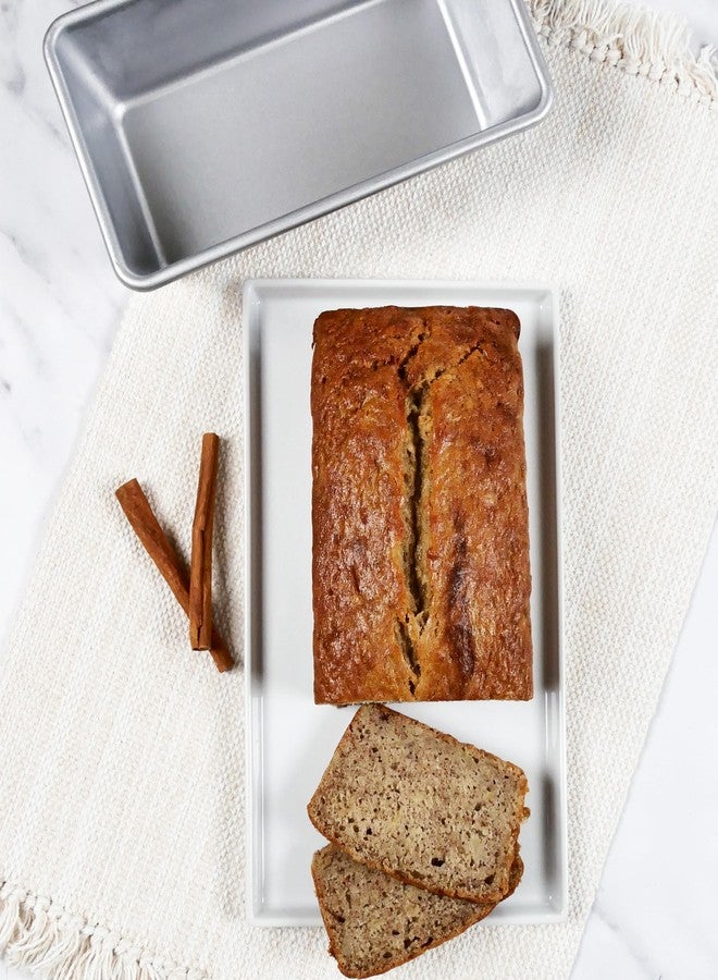 USA Pan Bare Bakeware Traditional Aluminized Steel Uncoated Small Loaf Pan, Made without nonstick coating, 1 Lb - Image 3