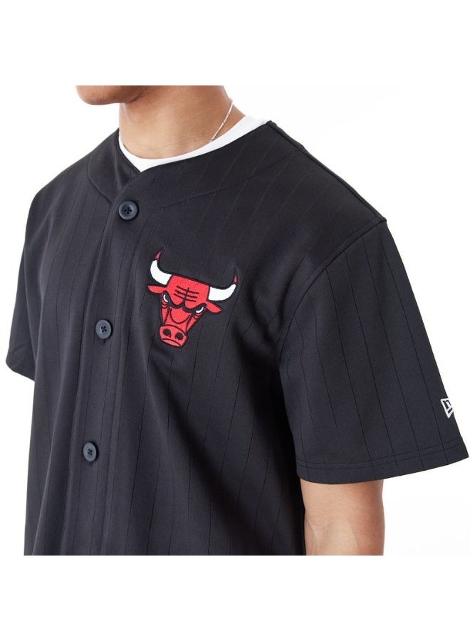 NEW ERA قميص فريق NBA بشعار تشيبول BLKFDR - Image 1