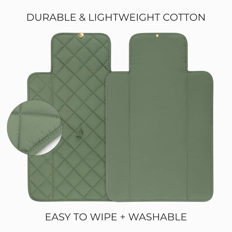 ZICOTO Portable Diaper Changing Pad  Soft and Easy to Clean Diaper Changing Mat for Babies  The Perfect Lightweight and Foldable Pad for Traveling - Image 5